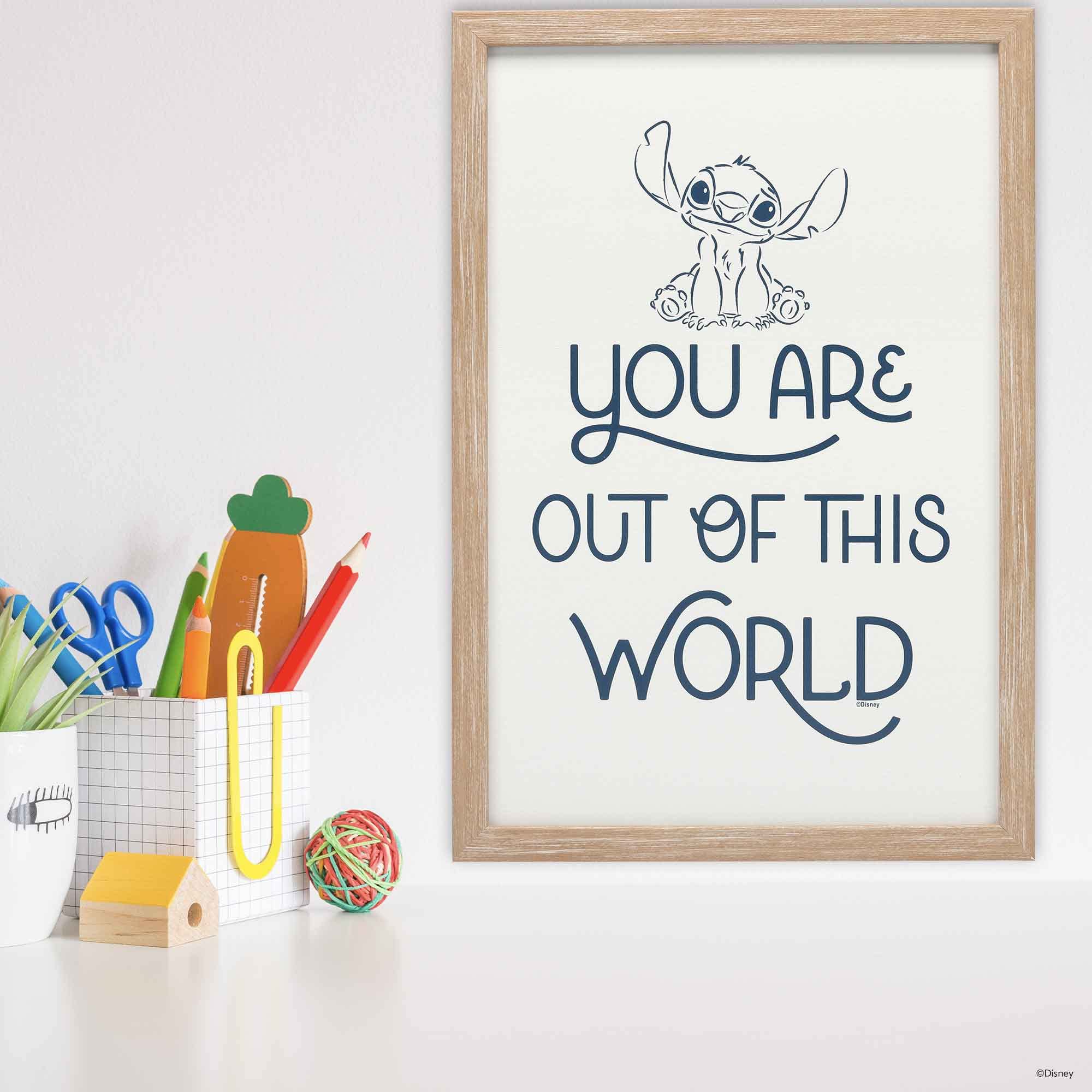Foto 6 pulgar | Decoración De Pared Disney Lilo Y Stitch Out Of This World - Venta Internacional.