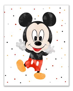 Foto 2 | Set De Estampados Bigwig Estampados Para Habitación Infantil De Mickey Y Minnie Mouse - Venta Internacional.