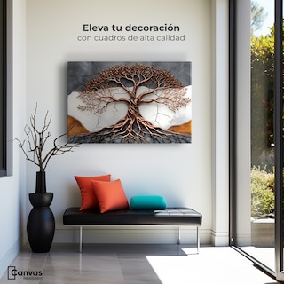 Foto 3 | Cuadro Árbol De La Vida Canvas Árbol Vida Creación 90x60