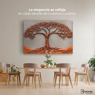 Foto 2 | Cuadro Árbol De La Vida Canvas Árbol Vida Almas 90x60