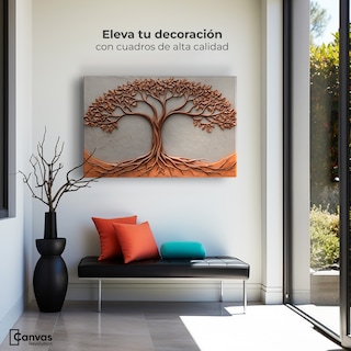 Foto 3 | Cuadro Árbol De La Vida Canvas Árbol Vida Almas 90x60