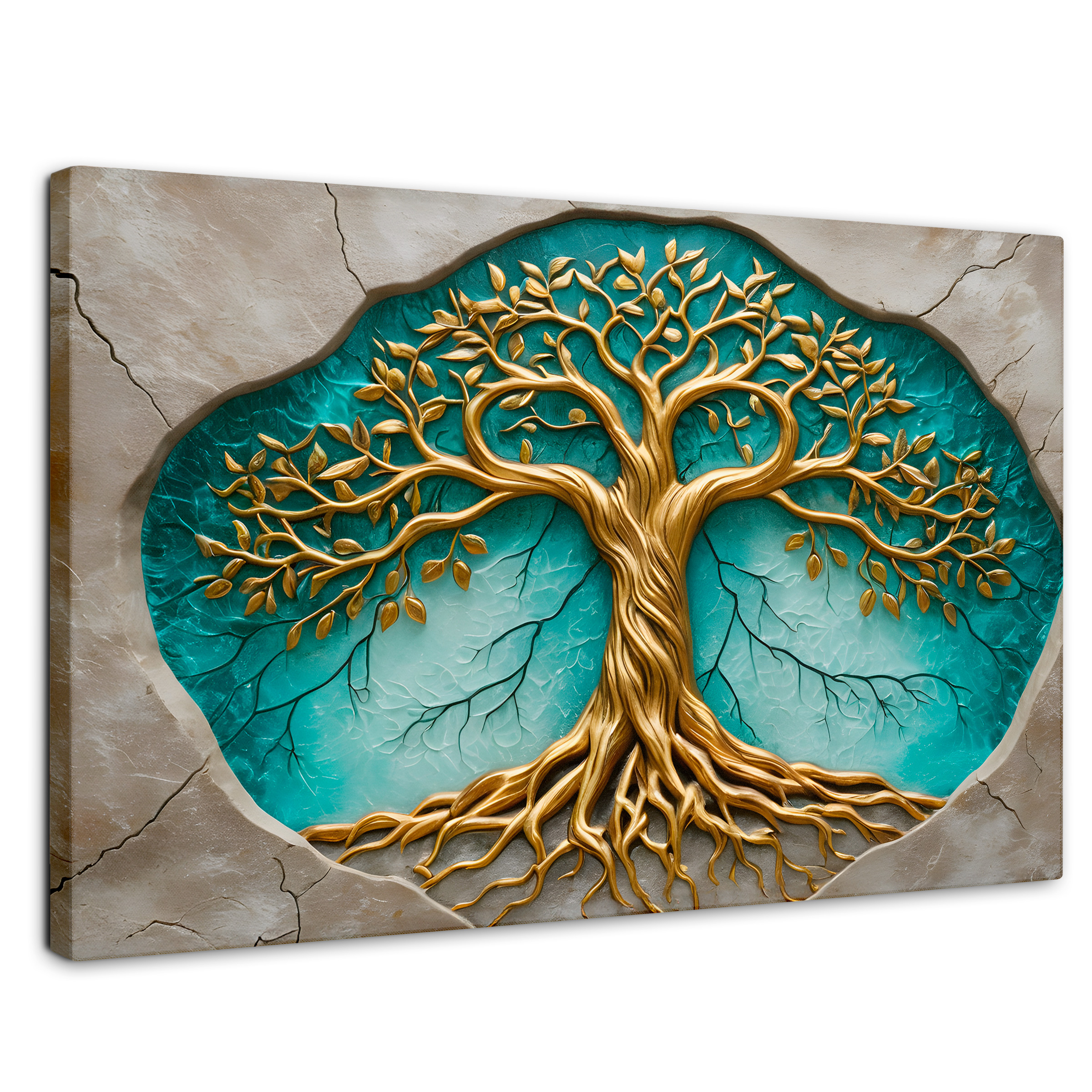 Cuadro Árbol De La Vida Canvas Árbol Vida Libre 90x60