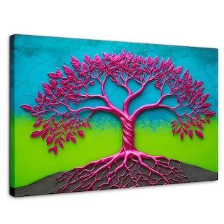 Foto 1 | Cuadro Árbol De La Vida Canvas Árbol Vida Místico 90x60