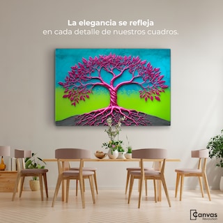 Foto 2 | Cuadro Árbol De La Vida Canvas Árbol Vida Místico 90x60