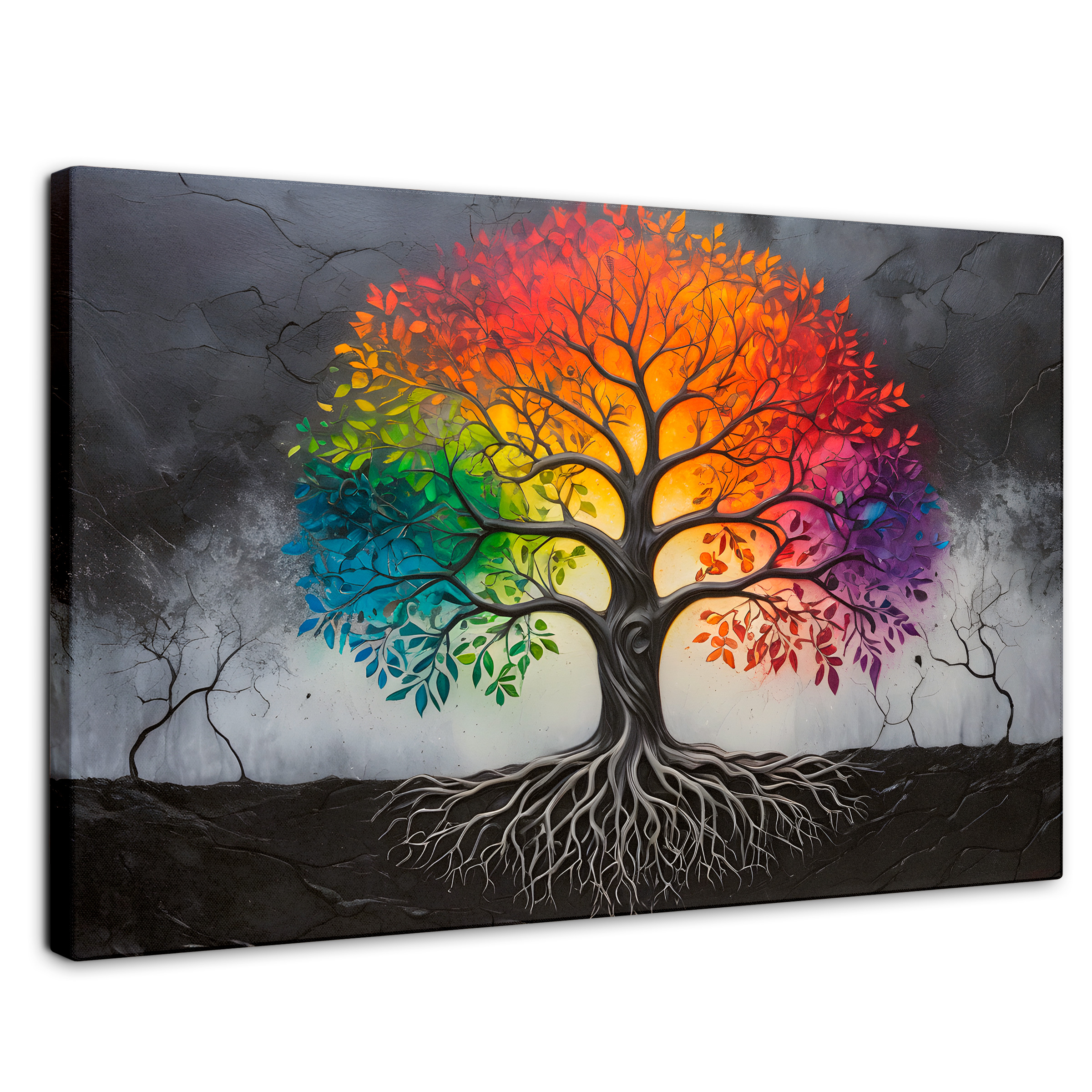 Foto 2 pulgar | Cuadro Árbol De La Vida Canvas Árbol Vida Poder 90x60
