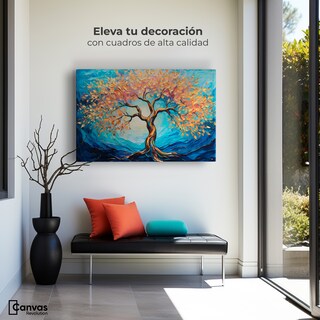 Foto 3 | Cuadro Árbol De La Vida Canvas Árbol Vida Sagrado 90x60