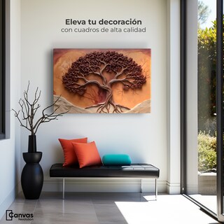 Foto 3 | Cuadro Árbol De La Vida Canvas Árbol Vida Pasión 90x60