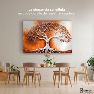 Foto 2 | Cuadro Árbol De La Vida Canvas Árbol Vida Tierra 90x60