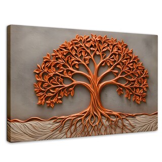 Foto 1 | Cuadro Árbol De La Vida Canvas Árbol Vida Sabia 90x60