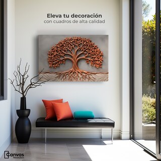 Foto 3 | Cuadro Árbol De La Vida Canvas Árbol Vida Sabia 90x60