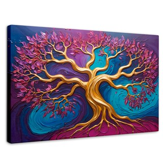 Foto 1 | Cuadro Árbol De La Vida Canvas Árbol Vida Infinito 90x60