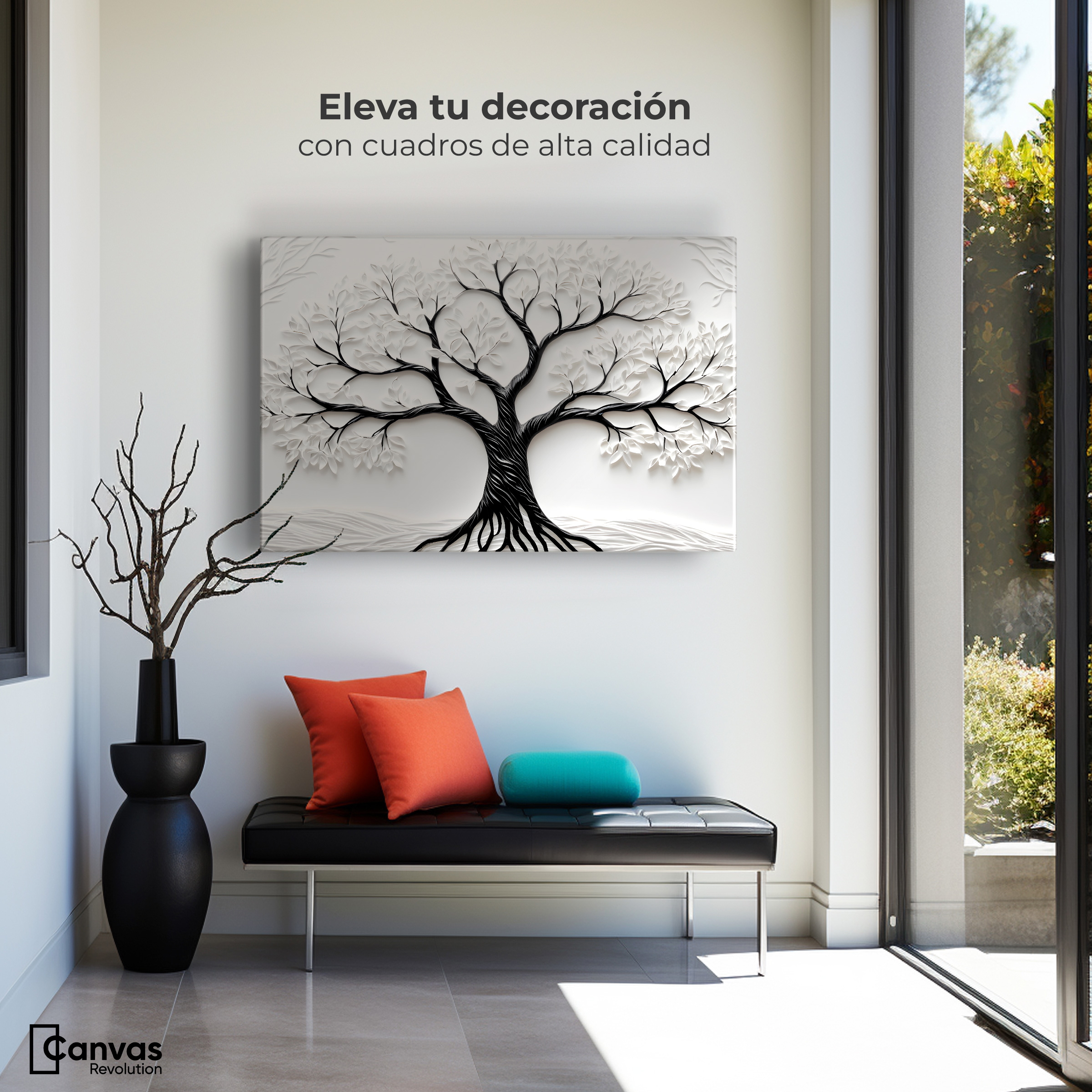 Foto 4 pulgar | Cuadro Árbol De La Vida Canvas Árbol Vida Crear 90x60