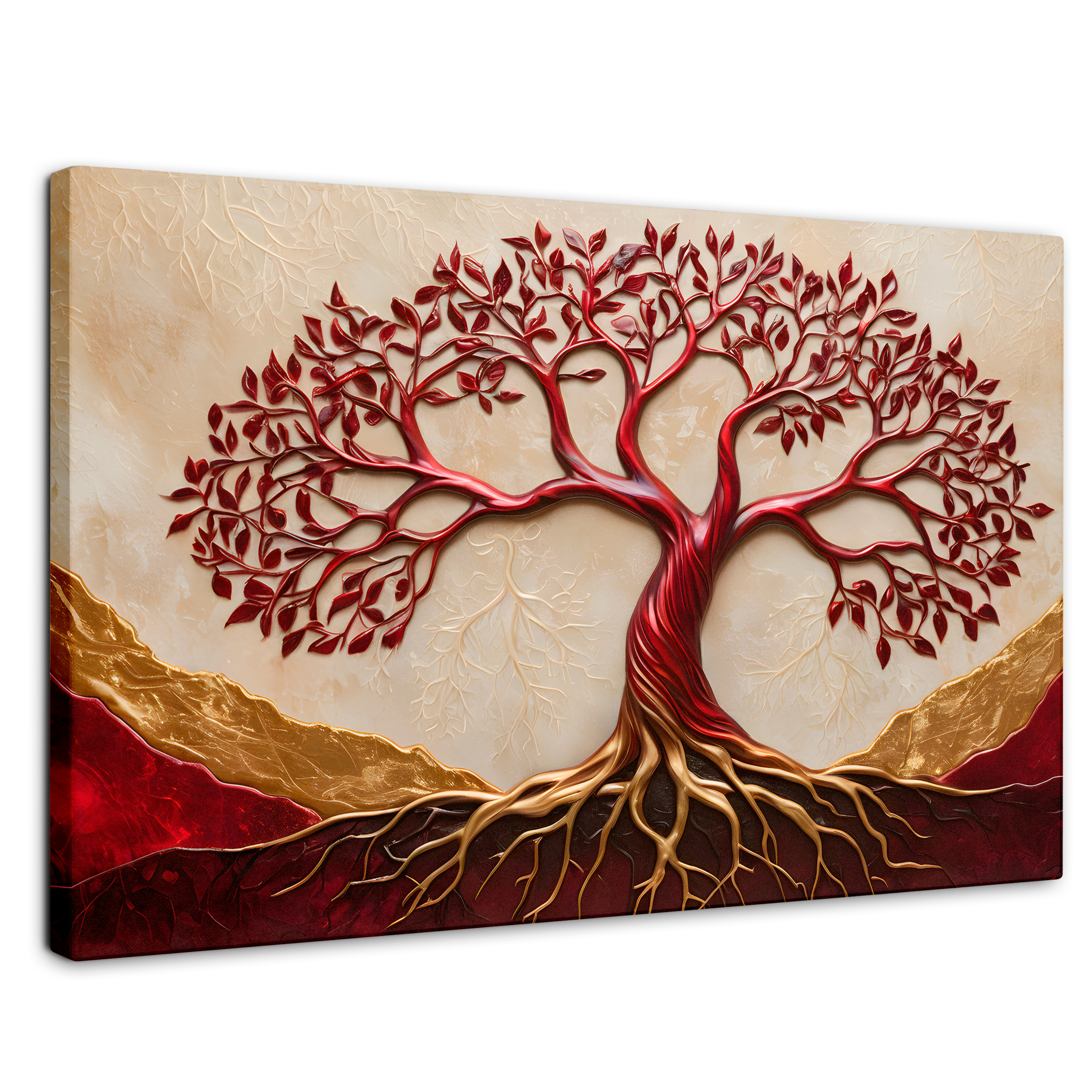 Foto 2 pulgar | Cuadro Árbol De La Vida Canvas Árbol Vida Esencia 90x60