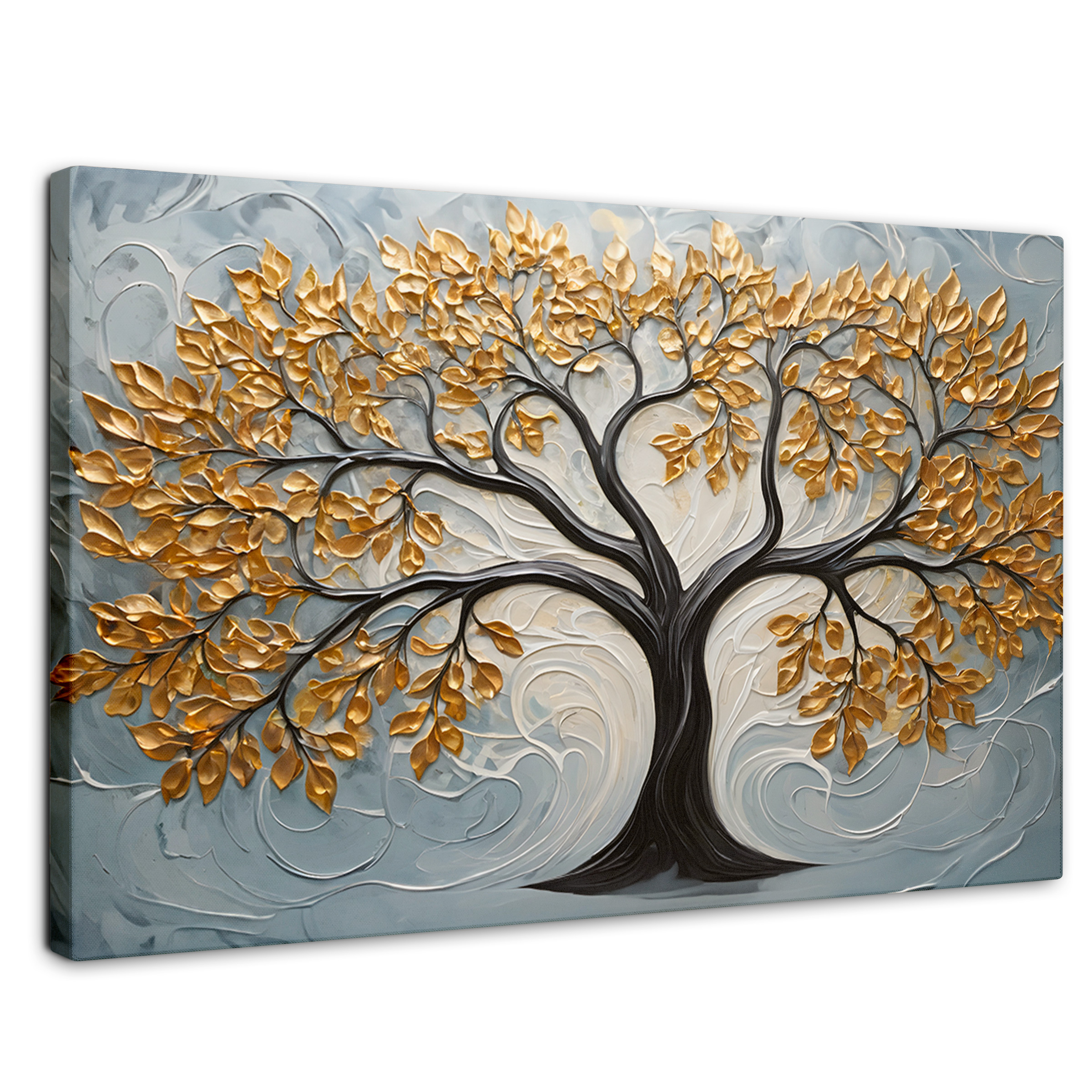 Foto 2 pulgar | Cuadro Árbol De La Vida Canvas Árbol Vida Sombras 90x60