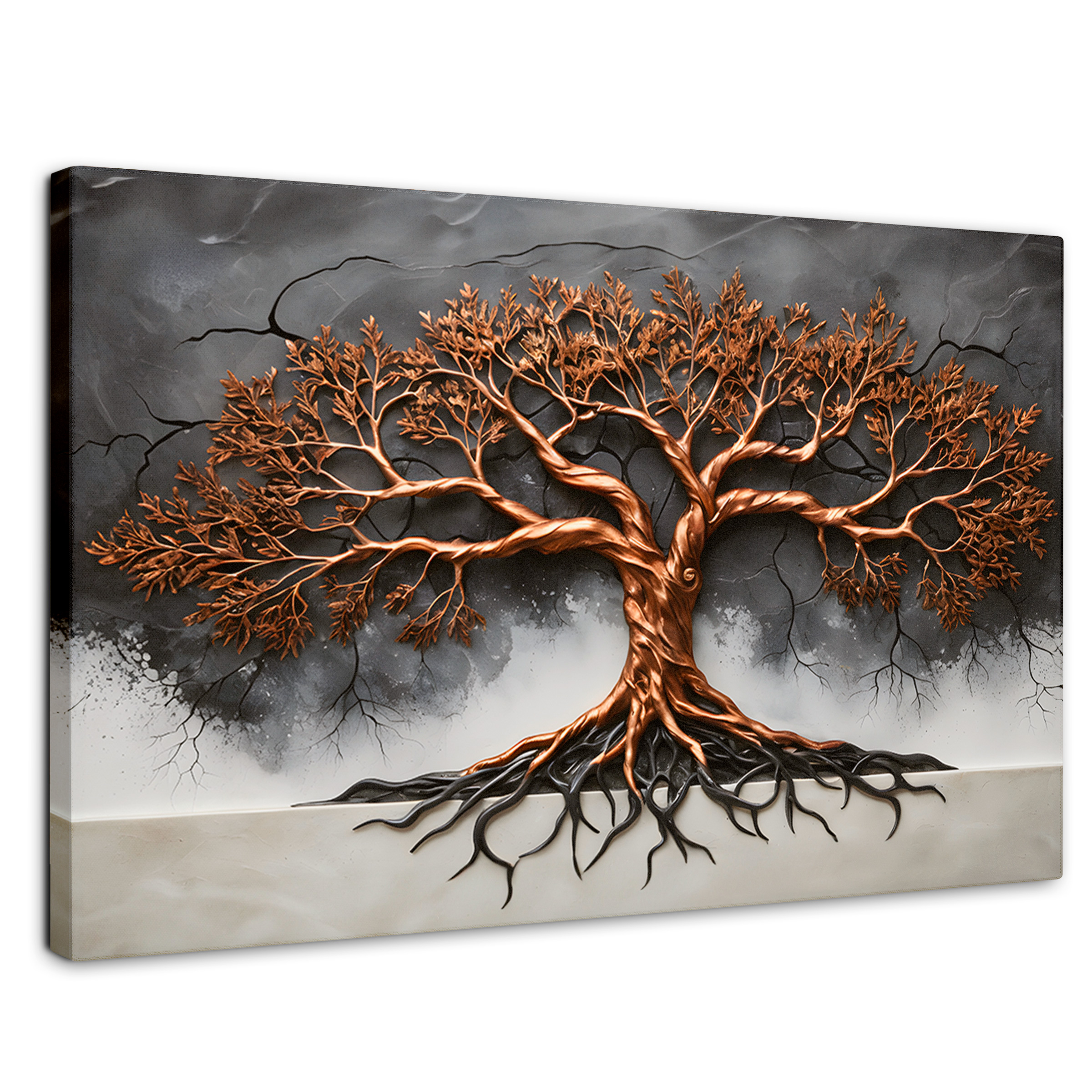 Foto 2 pulgar | Cuadro Árbol De La Vida Canvas Árbol Vida Silencio 90x60