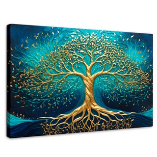 Foto 1 | Cuadro Árbol De La Vida Canvas Árbol Vida Luz 90x60