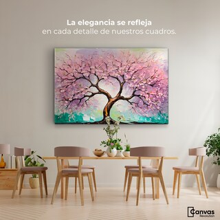 Foto 2 | Cuadro Árbol De La Vida Canvas Árbol Vida Pastel 90x60