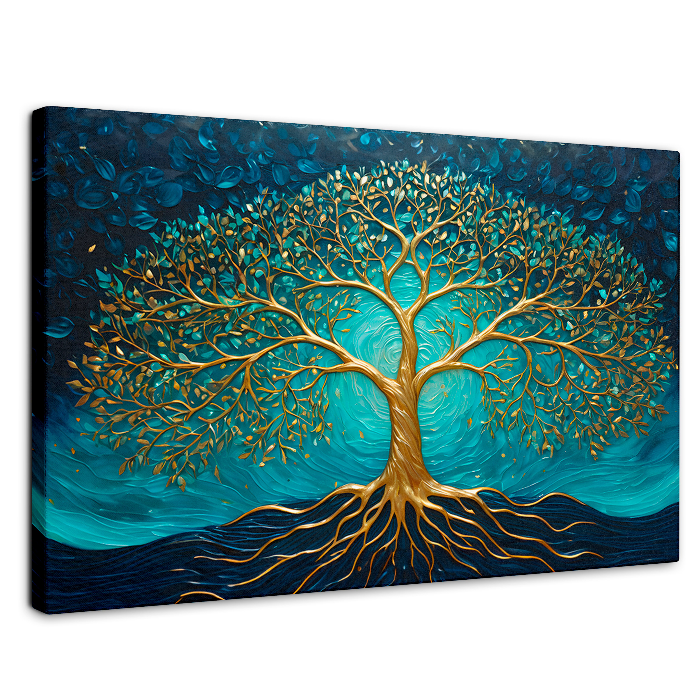 Foto 2 pulgar | Cuadro Árbol De La Vida Canvas Árbol Vida Armonía 90x60