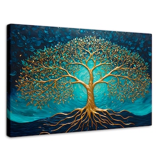 Foto 1 | Cuadro Árbol De La Vida Canvas Árbol Vida Armonía 90x60