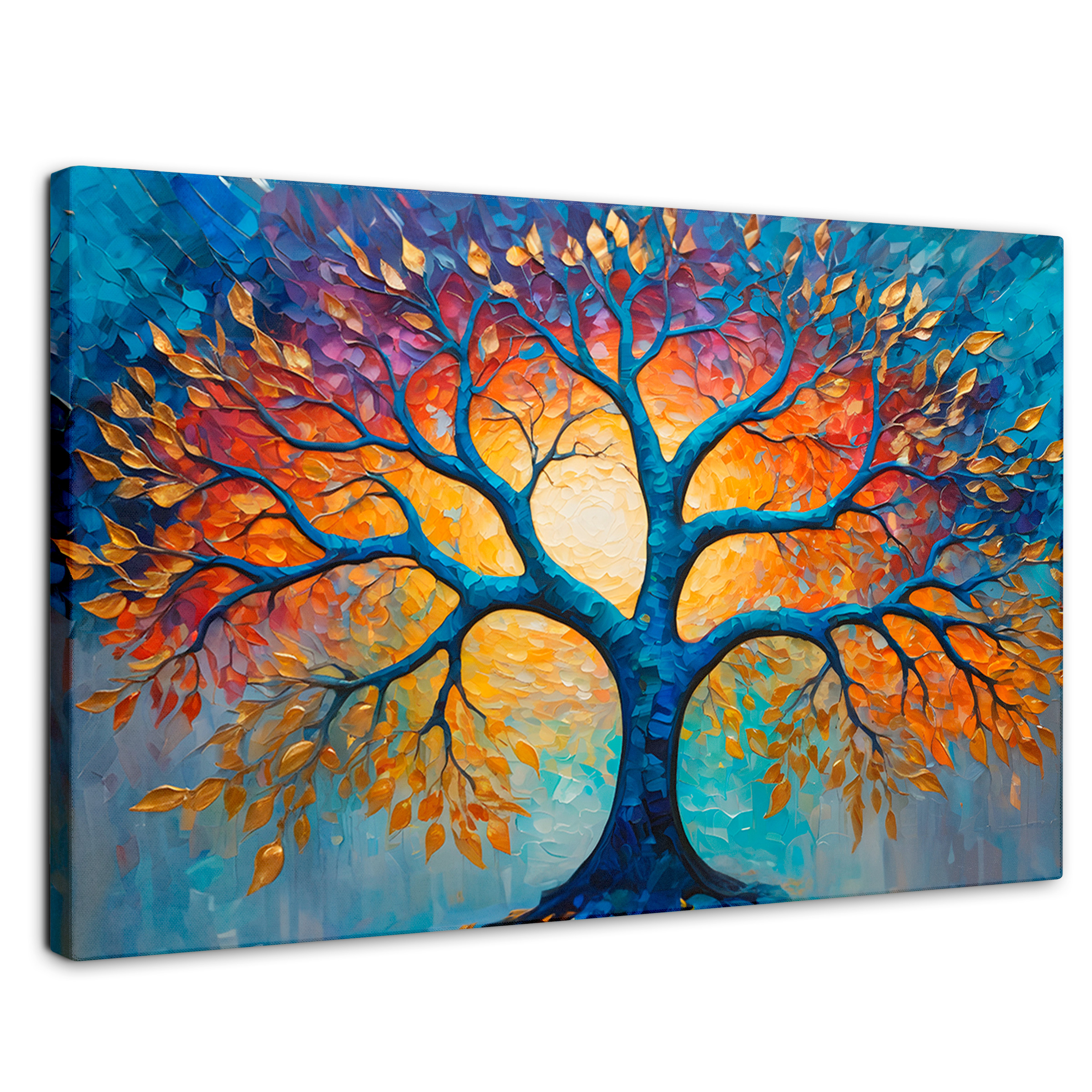 Foto 2 pulgar | Cuadro Árbol De La Vida Canvas Árbol Vida Danza 90x60