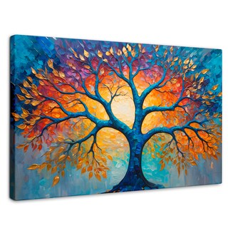 Foto 1 | Cuadro Árbol De La Vida Canvas Árbol Vida Danza 90x60