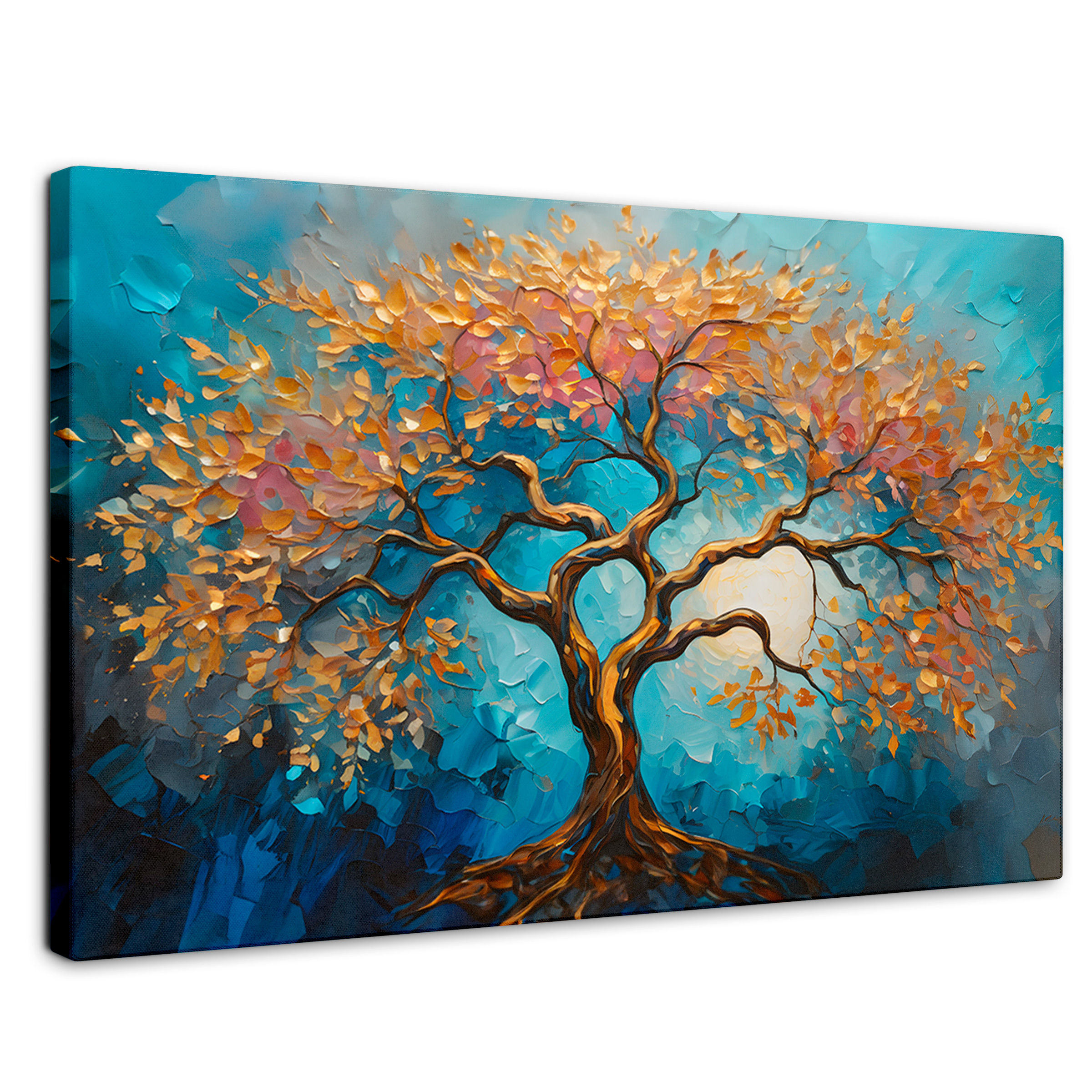 Foto 2 pulgar | Cuadro Árbol De La Vida Canvas Árbol Vida Fusión 90x60