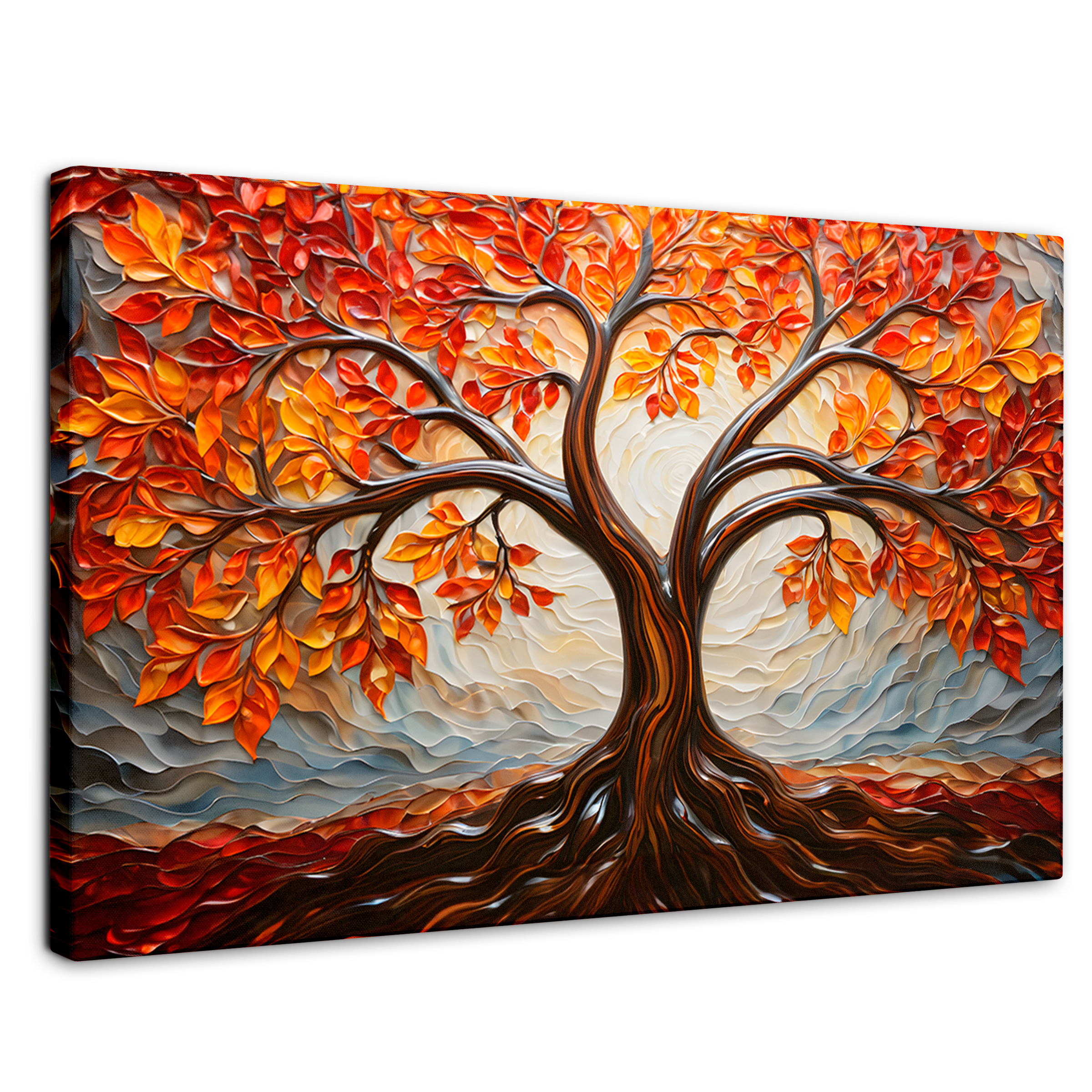 Foto 1 | Cuadro Árbol De La Vida Canvas Árbol Vida Viento 90x60