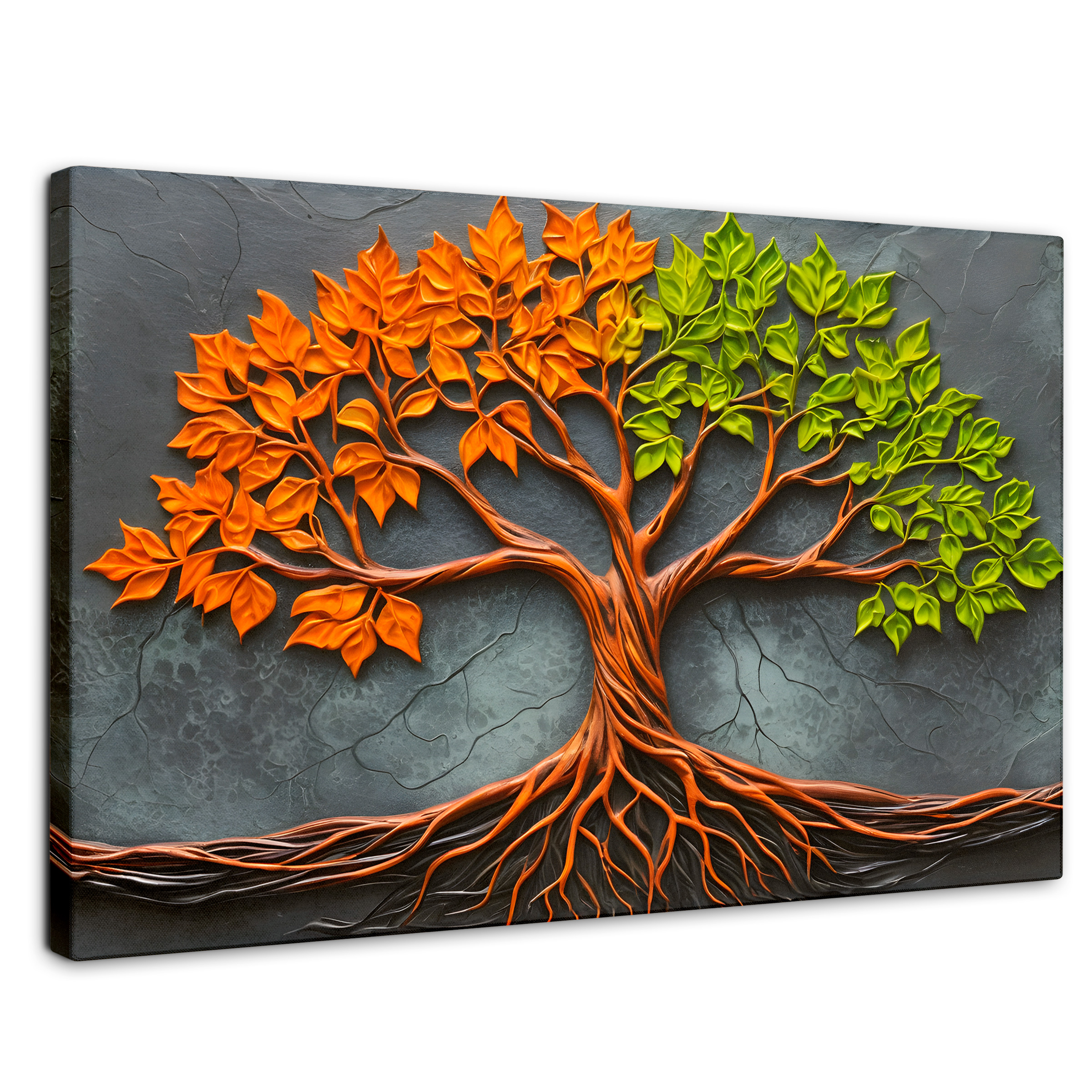 Cuadro Árbol De La Vida Canvas Árbol Vida Florecer 90x60