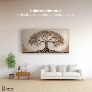 Foto 2 | Cuadro Árbol De La Vida Canvas Árbol Vida Interior 120x60