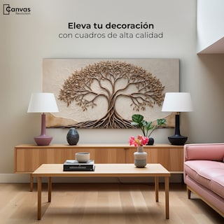 Foto 3 | Cuadro Árbol De La Vida Canvas Árbol Vida Interior 120x60