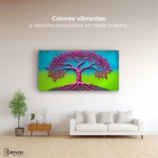 Foto 2 | Cuadro Árbol De La Vida Canvas Árbol Vida Místico 120x60