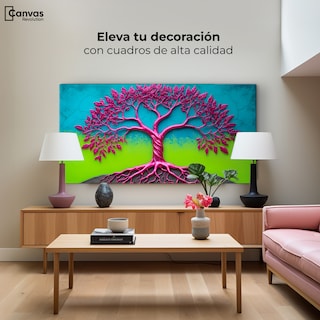 Foto 3 | Cuadro Árbol De La Vida Canvas Árbol Vida Místico 120x60