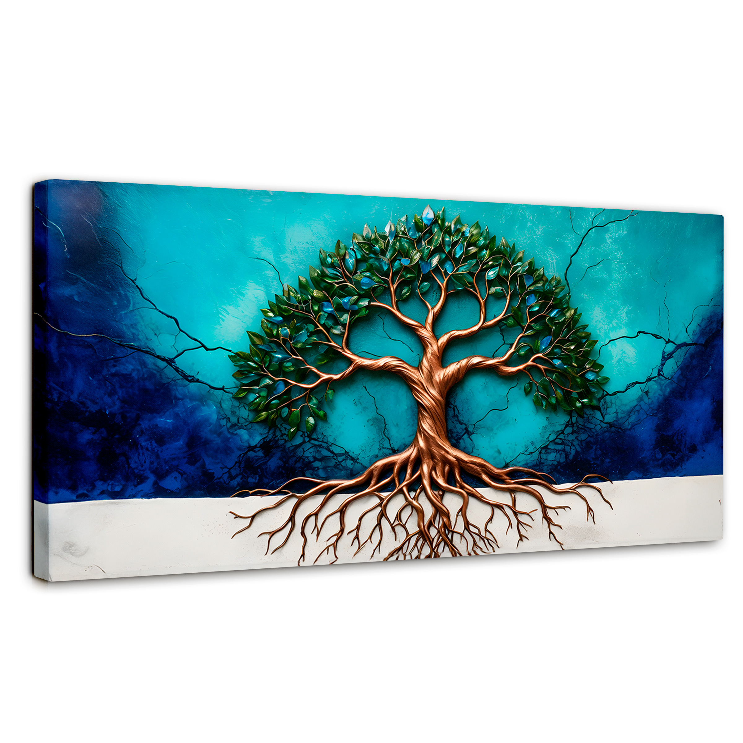 Foto 1 | Cuadro Árbol De La Vida Canvas Árbol Vida Energía 120x60