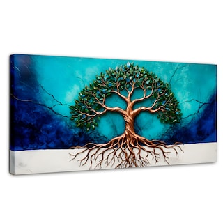 Foto 1 | Cuadro Árbol De La Vida Canvas Árbol Vida Energía 120x60