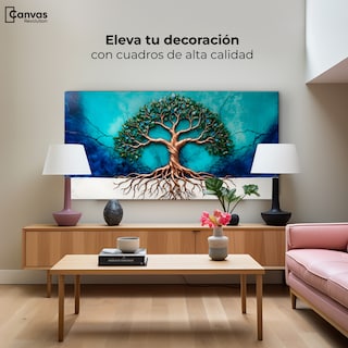 Foto 3 | Cuadro Árbol De La Vida Canvas Árbol Vida Energía 120x60