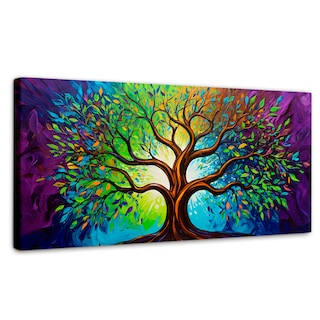 Foto 1 | Cuadro Árbol De La Vida Canvas Árbol Vida Ilumina 120x60