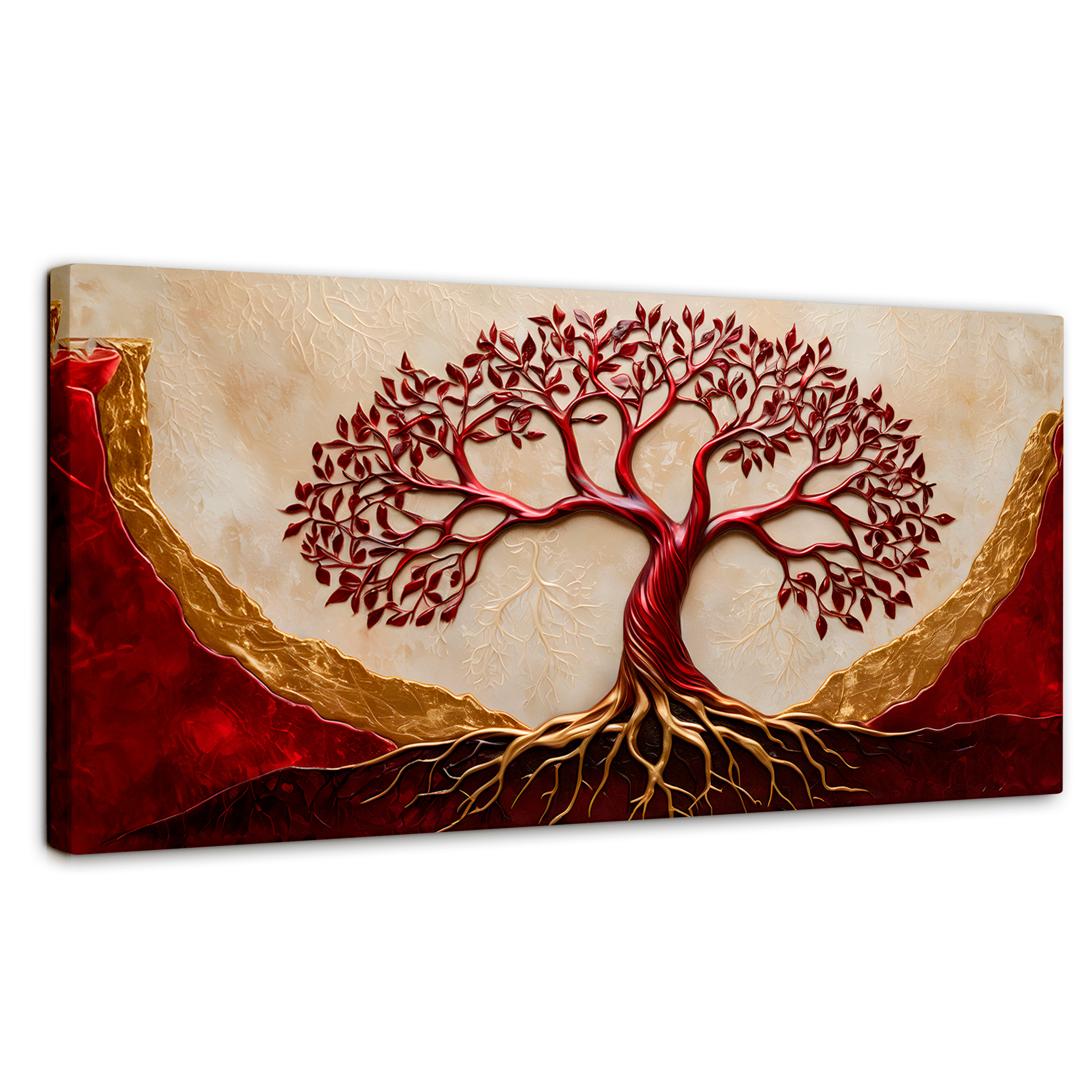 Foto 2 pulgar | Cuadro Árbol De La Vida Canvas Árbol Vida Esencia 120x60