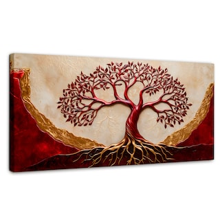 Foto 1 | Cuadro Árbol De La Vida Canvas Árbol Vida Esencia 120x60