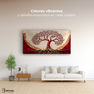 Foto 2 | Cuadro Árbol De La Vida Canvas Árbol Vida Esencia 120x60