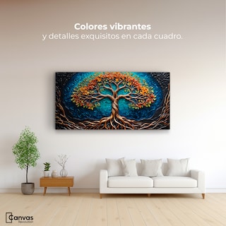 Foto 2 | Cuadro Árbol De La Vida Canvas Árbol Vida Sereno 120x60