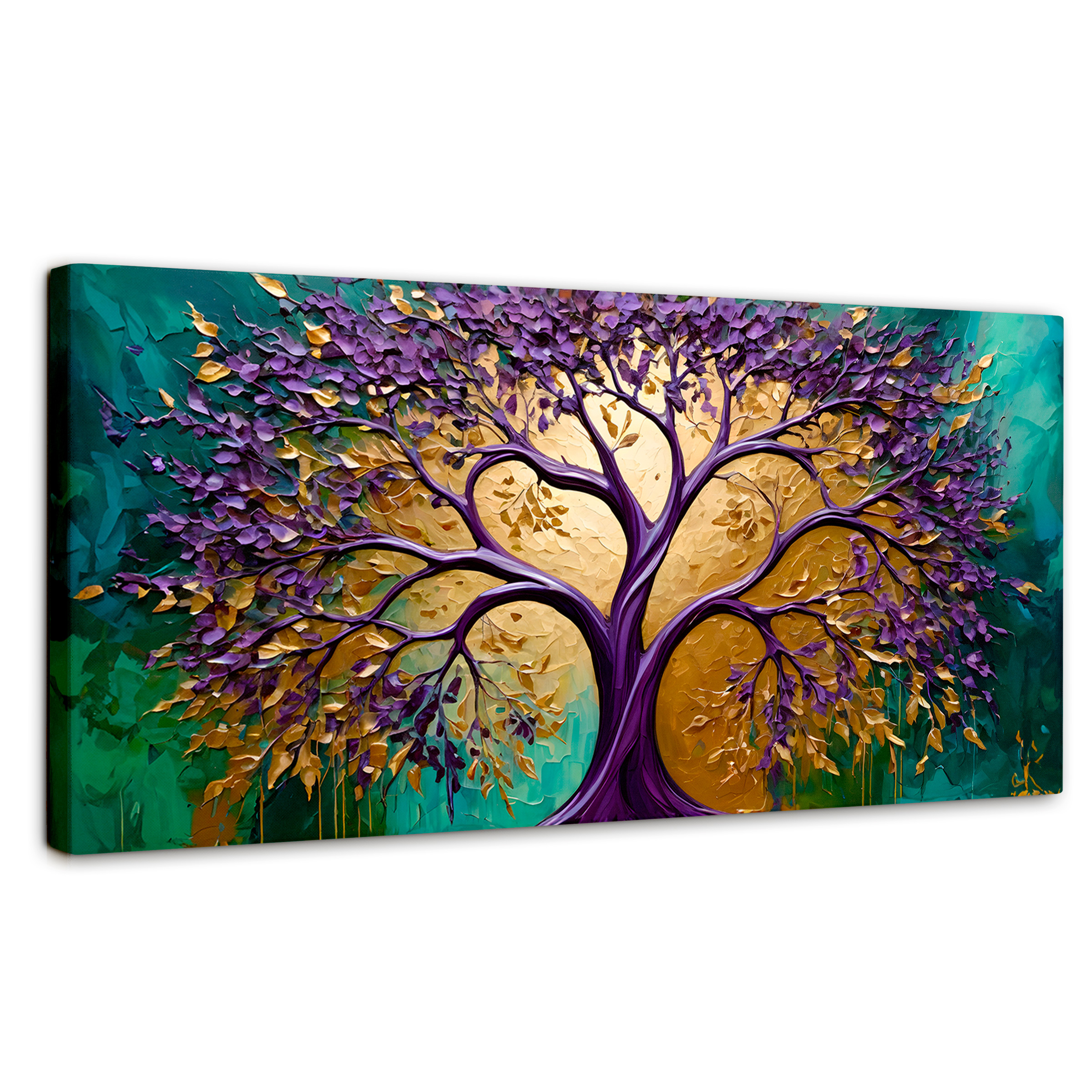 Foto 2 pulgar | Cuadro Árbol De La Vida Canvas Árbol Vida Recuerdo 120x60