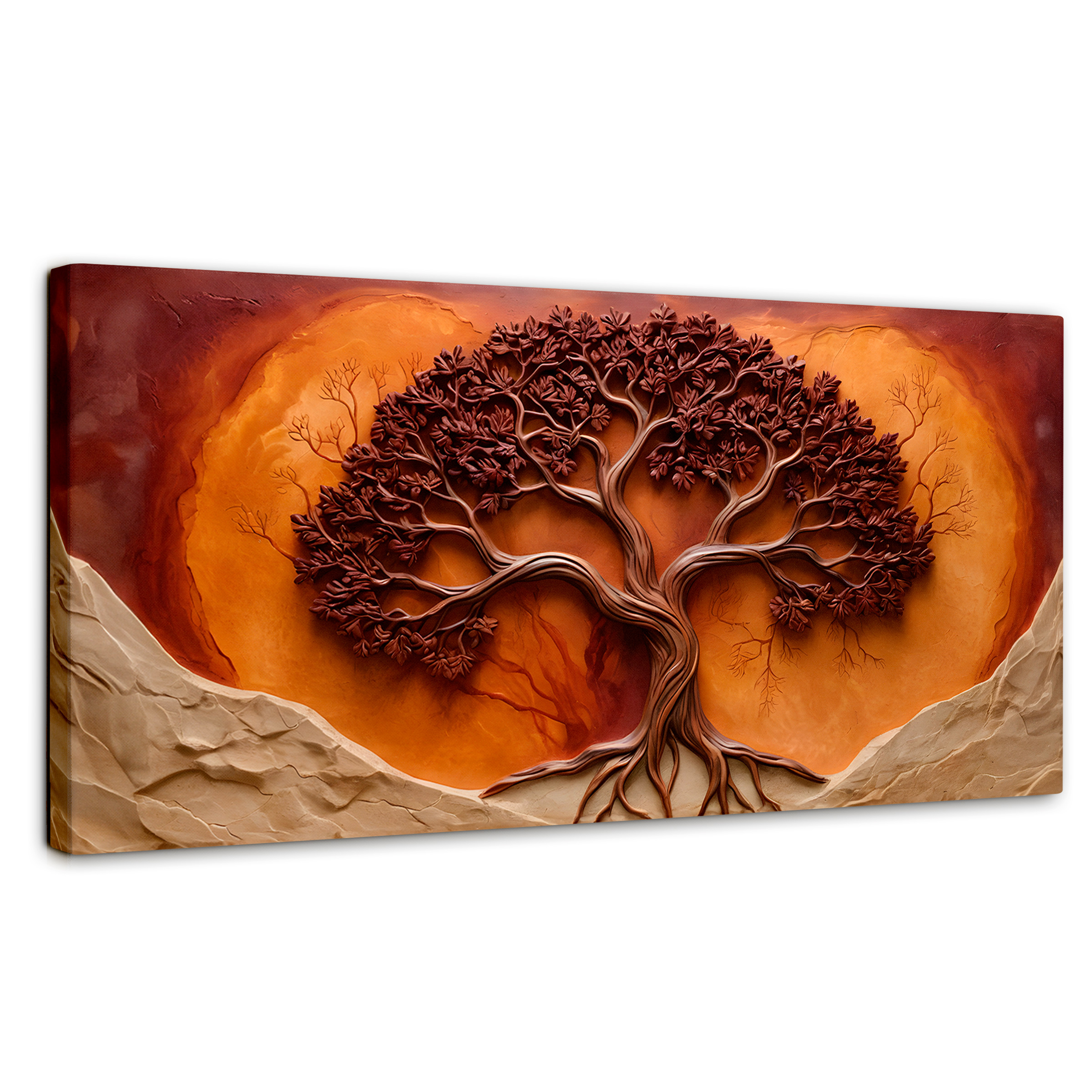 Foto 2 pulgar | Cuadro Árbol De La Vida Canvas Árbol Vida Pasión 120x60