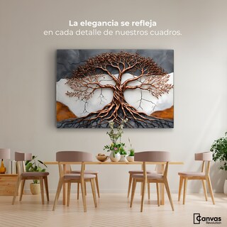 Foto 2 | Cuadro Árbol De La Vida Canvas Árbol Vida Creación 120x60
