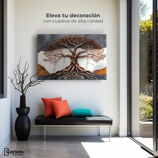 Foto 3 | Cuadro Árbol De La Vida Canvas Árbol Vida Creación 120x60