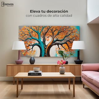 Foto 3 | Cuadro Árbol De La Vida Canvas Árbol Vida Crecer 120x60