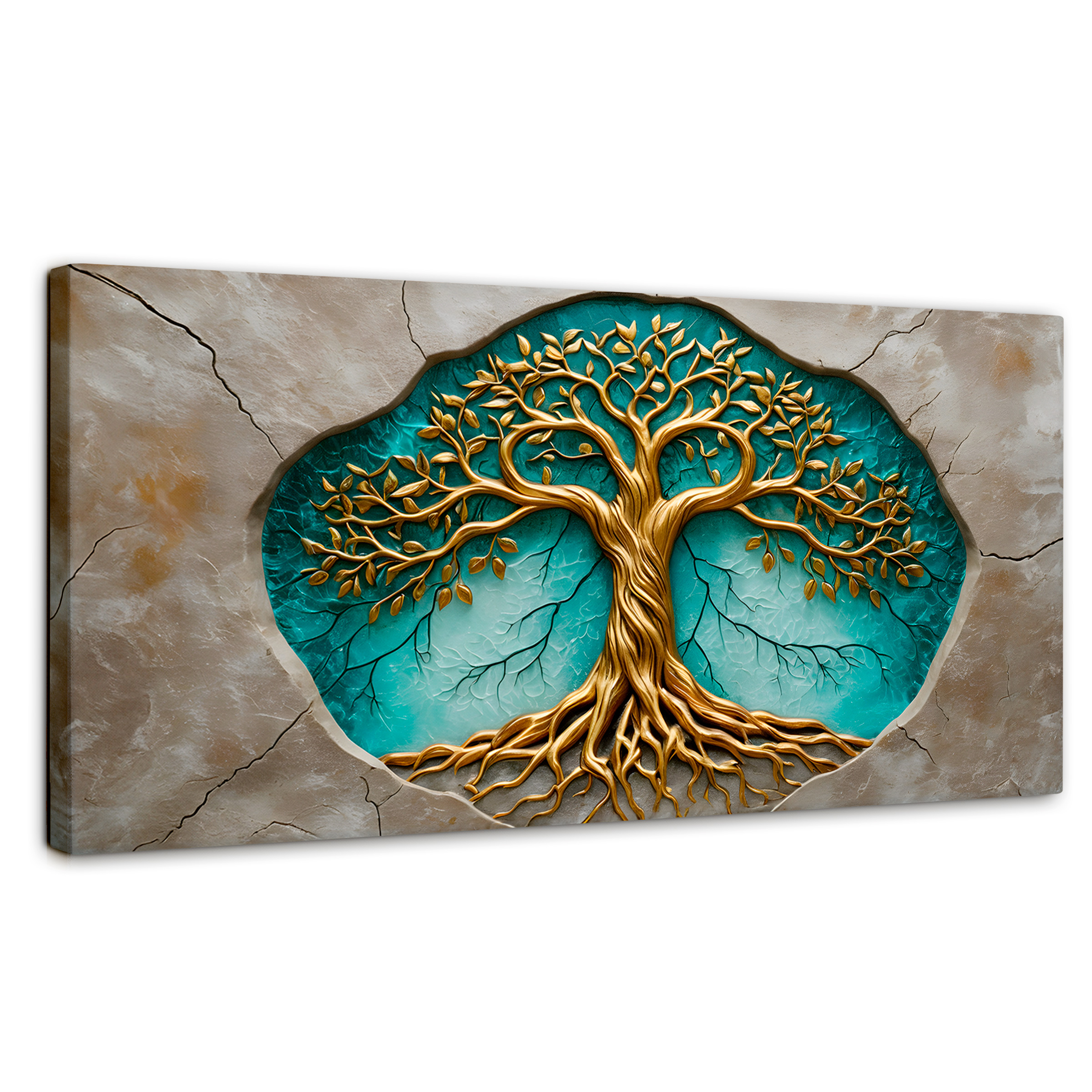 Foto 1 | Cuadro Árbol De La Vida Canvas Árbol Vida Libre 120x60