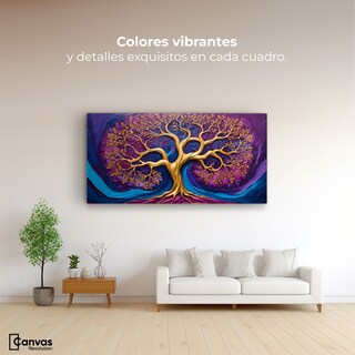 Foto 2 | Cuadro Árbol De La Vida Canvas Árbol Vida Renacer 120x60