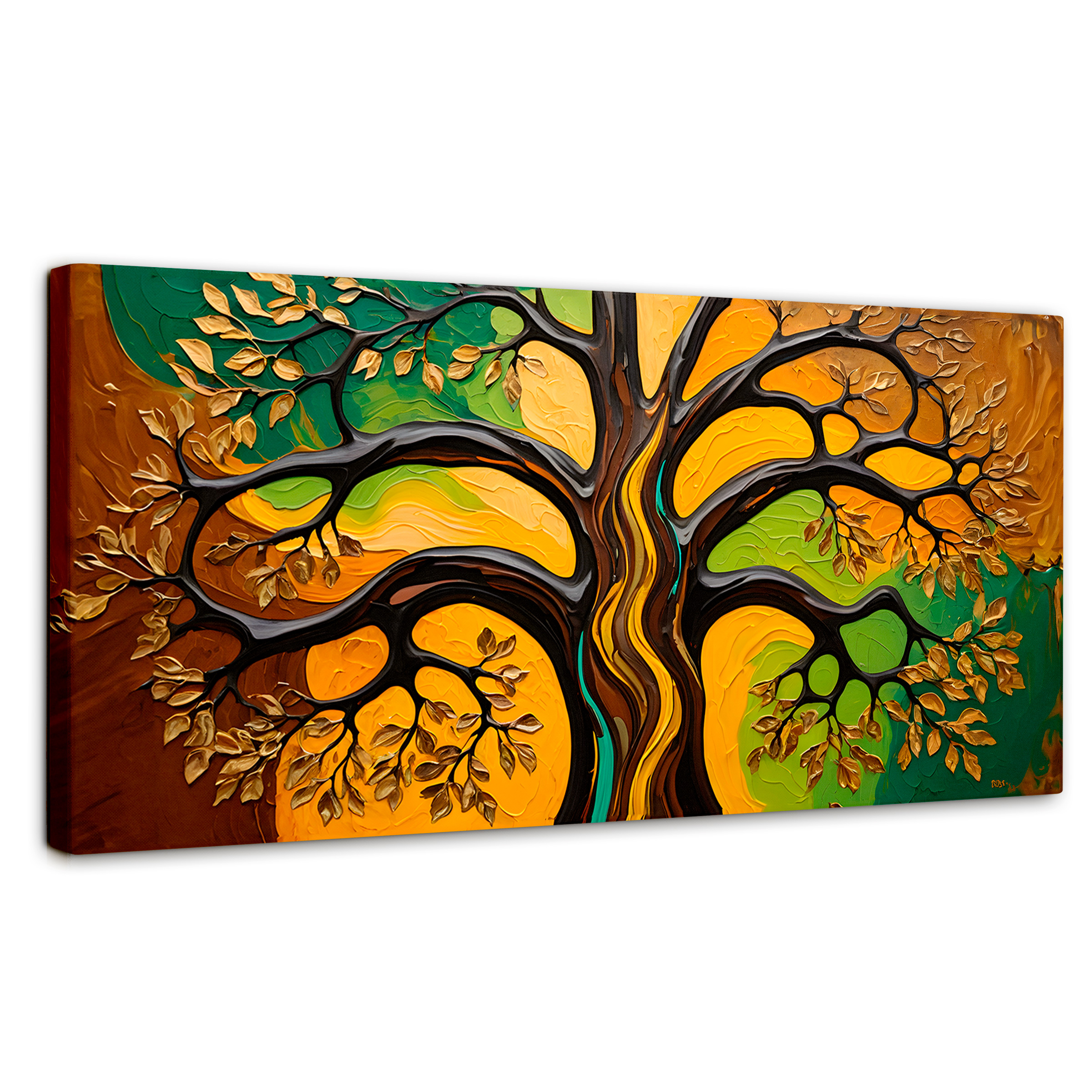 Foto 2 pulgar | Cuadro Árbol De La Vida Canvas Árbol Vida Aliento 120x60