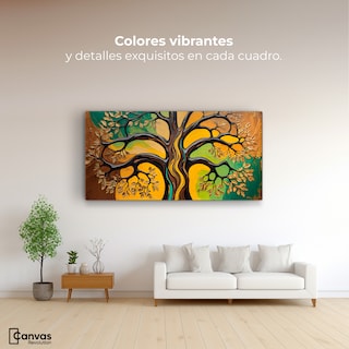 Foto 2 | Cuadro Árbol De La Vida Canvas Árbol Vida Aliento 120x60