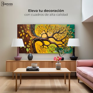 Foto 3 | Cuadro Árbol De La Vida Canvas Árbol Vida Pulsante 120x60